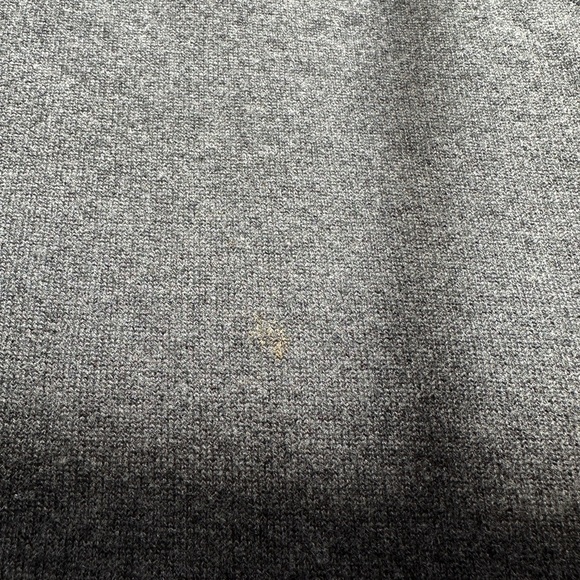 Vince Merino Wool Off the Shoulder Charcoal Gray Sweater Maxi Bodycon Dress Lrg - Picture 2 of 4